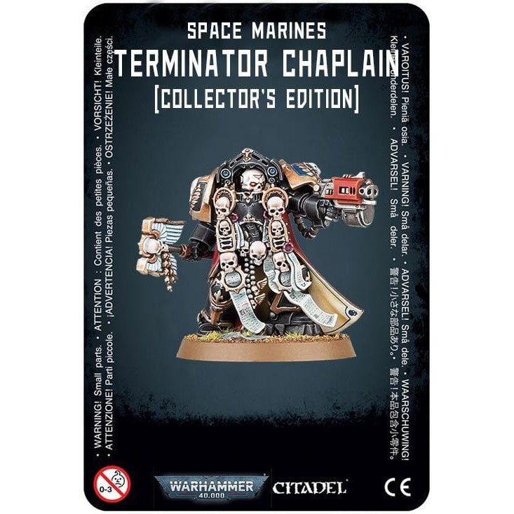 Space Marines Terminator Chaplain (Collectors Edition) ( 1022-N ) - Used