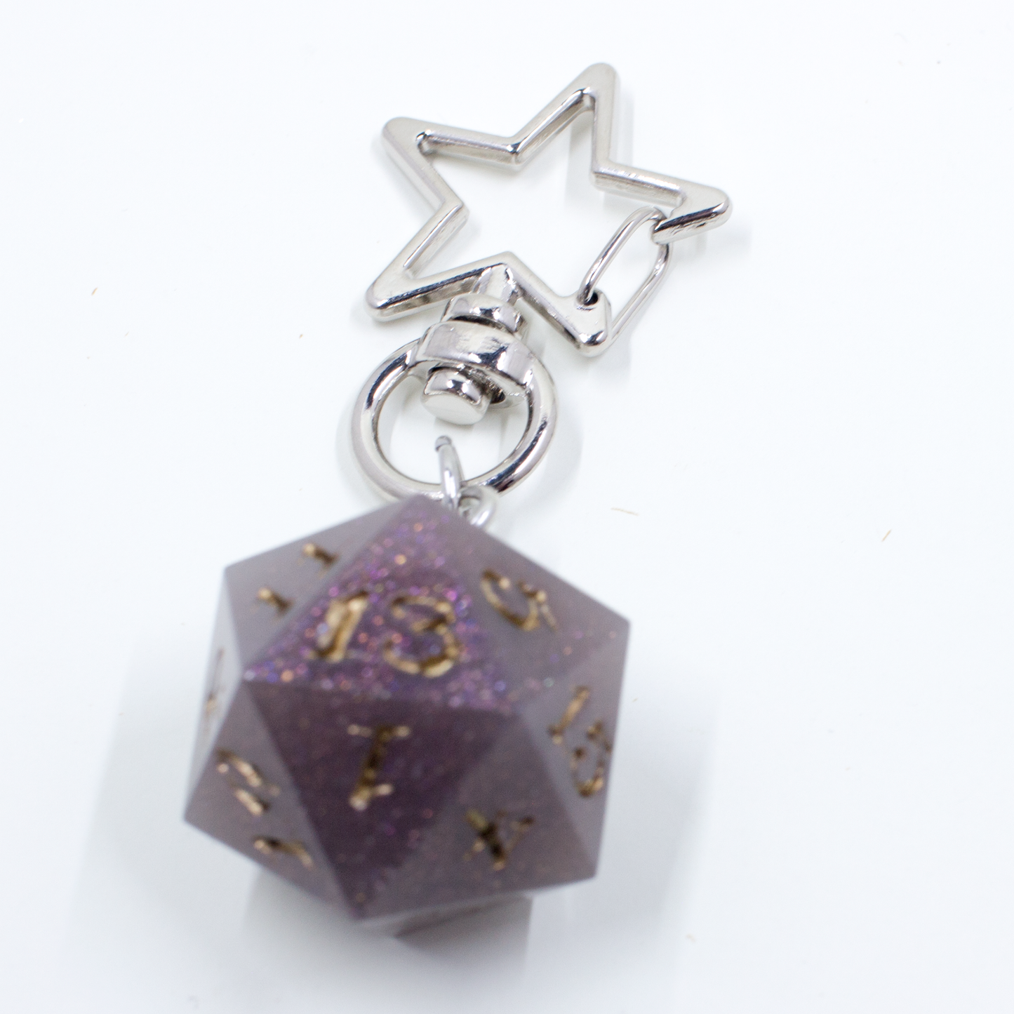Blue Crystal Atelier - D20 Keychain
