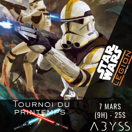 Tournoi Star Wars Legion du Printemps - 2026-03-07 (9h)
