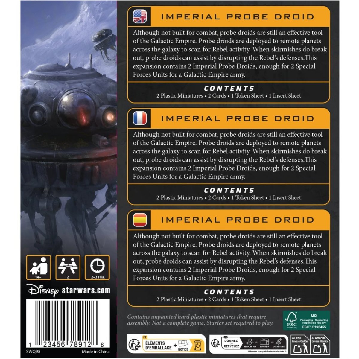 Star Wars: Legion - Imperial Probe Droids (SWQ98)