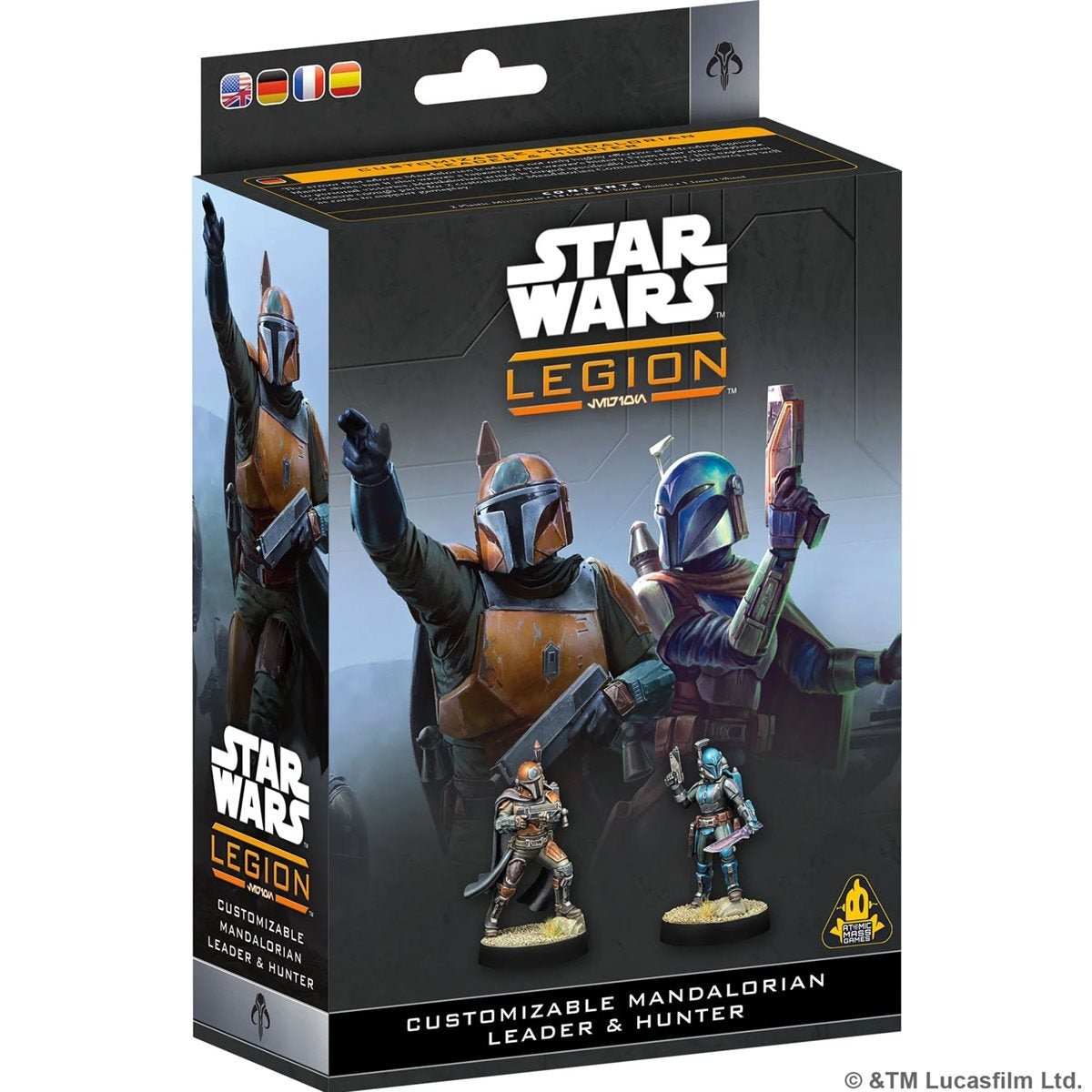 Star Wars: Legion - Mandalorian Leader and Hunter - Customizable (SWQ152)