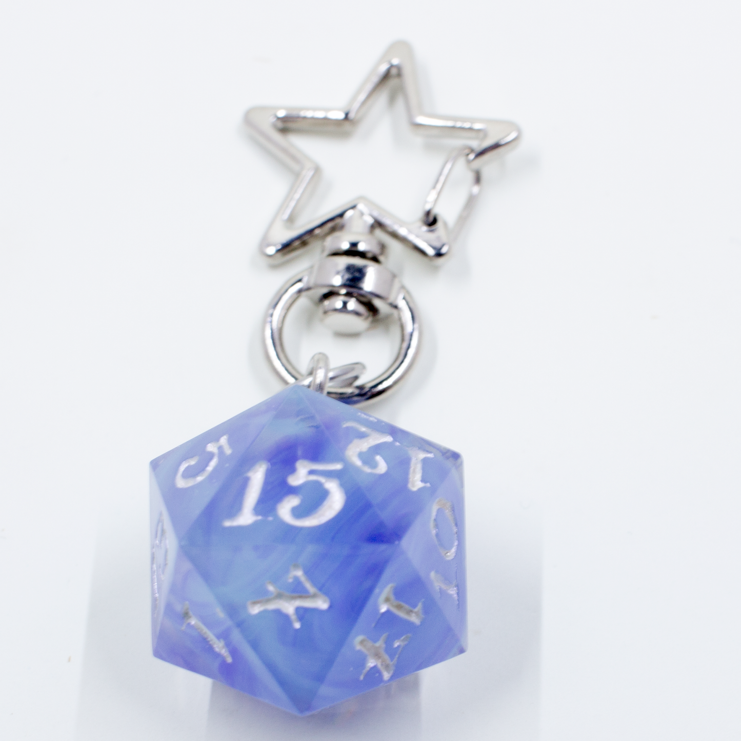 Blue Crystal Atelier - D20 Keychain