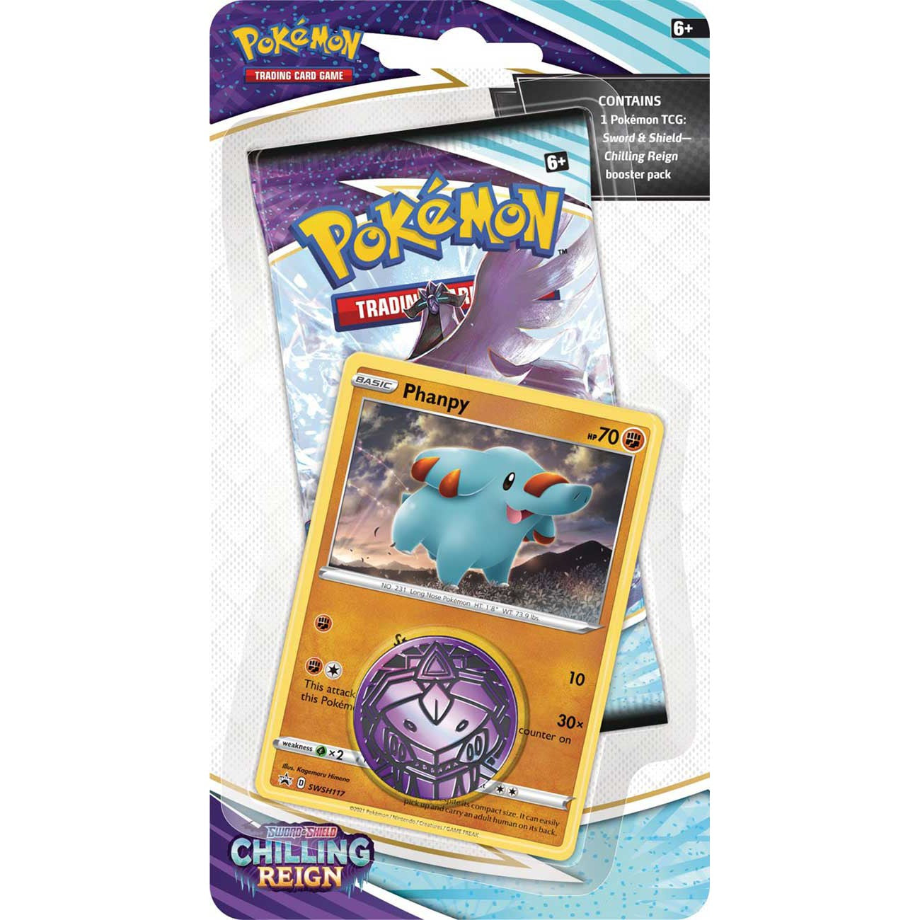 Pokemon Blister Pack - Sword & Shield: Chilling Reign (Phanpy)