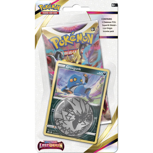 Pokemon Checklane Booster - Sword & Shield: Lost Origin Croagunk