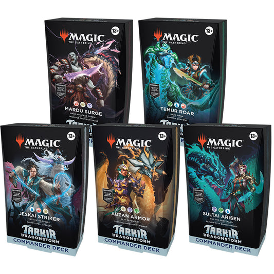 Tarkir Dragonstorm - Commander Deck - Set of 5
