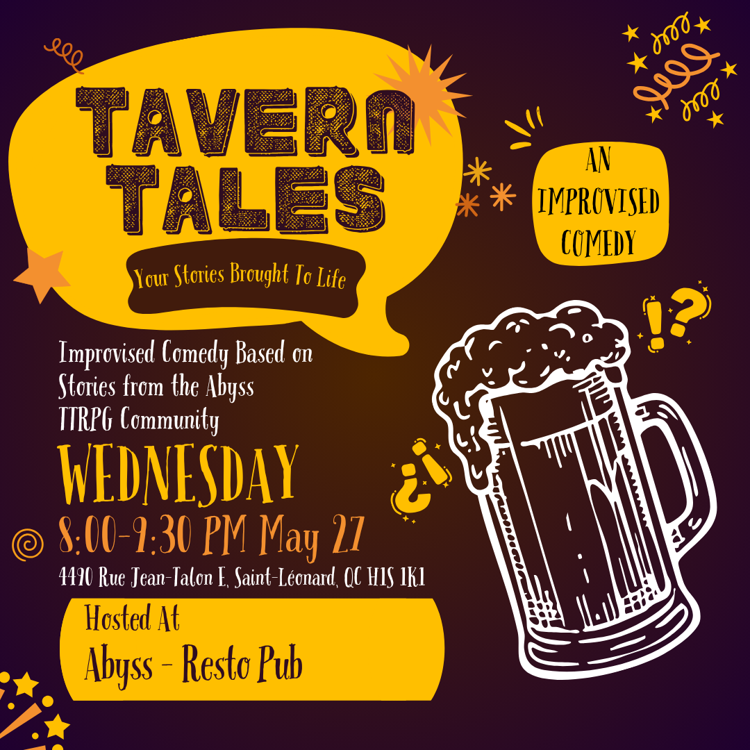 Tavern Tales! A Free Improv Comedy Show! - 2026-05-27