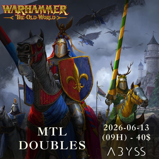 The Old World MTL - Doubles Tournoi 2026-06-13