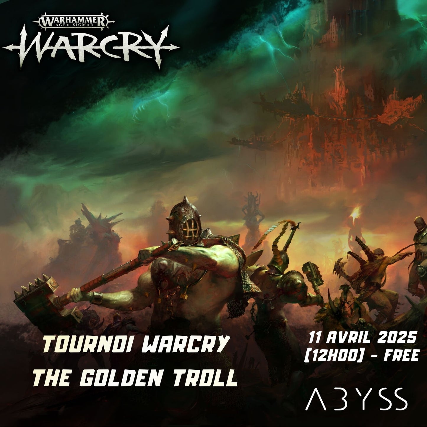Warcry Tournoi  - The Golden Troll 2026-04-11
