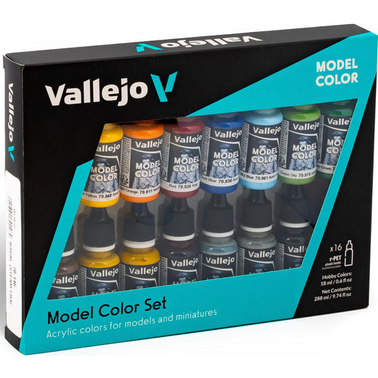Vallejo Model Color - 16 ColorSet Naval (Steam Era) - Val70146