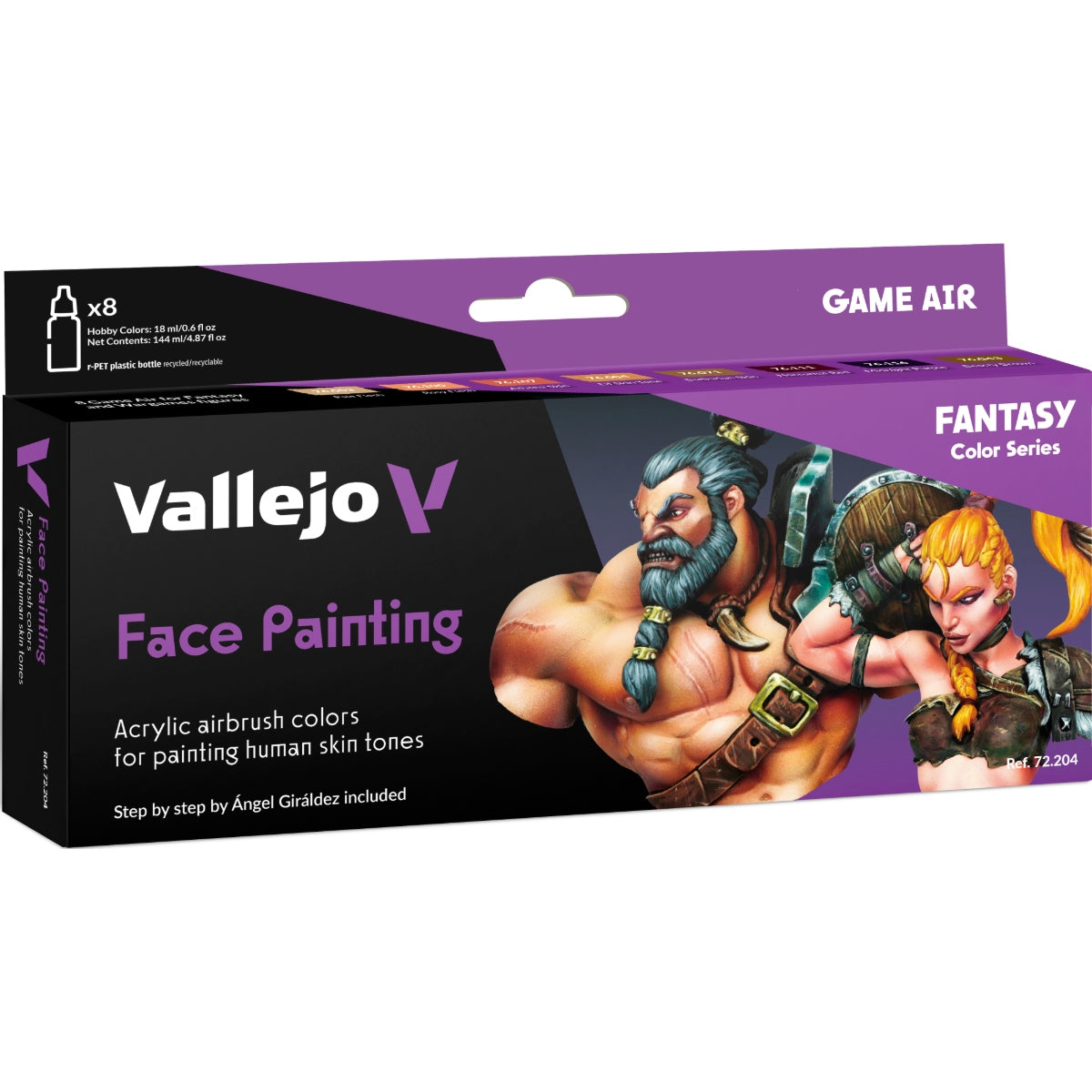 Vallejo Model Air - Face Painting by Angel Giraldez - Val72204