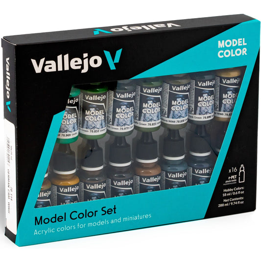 Vallejo Model Color - 16 Color Set German Cammo - Val70114