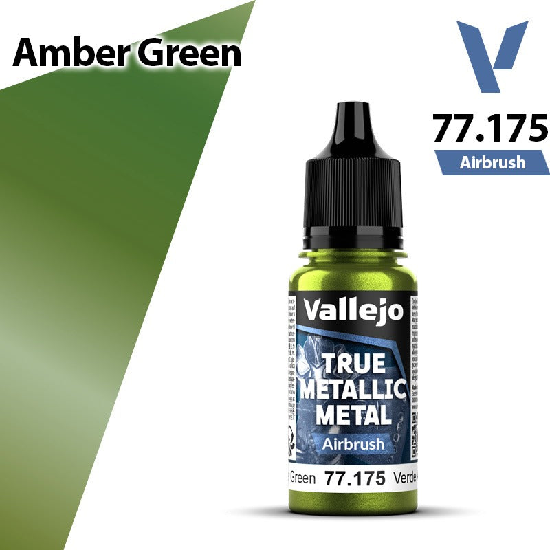 Vallejo TMM: Airbrush - Amber Green (77175)