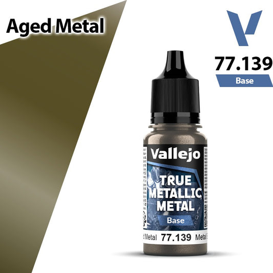 Vallejo TMM: Base - Aged Metal (77139)