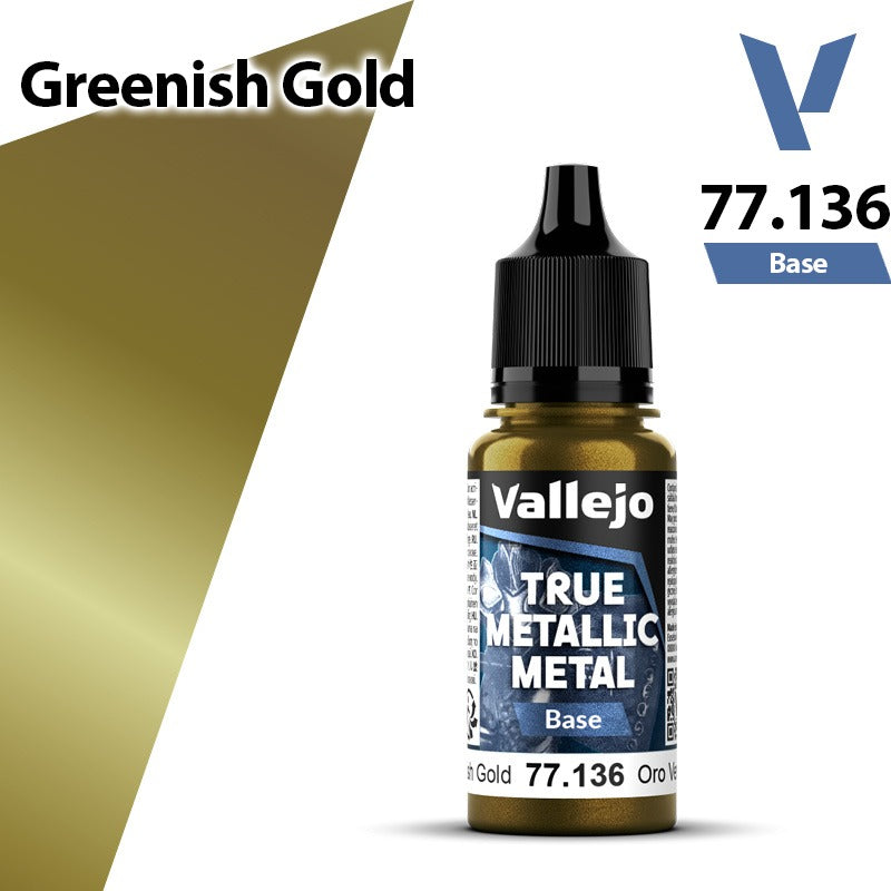 Vallejo TMM: Base - Greenish Gold (77136)