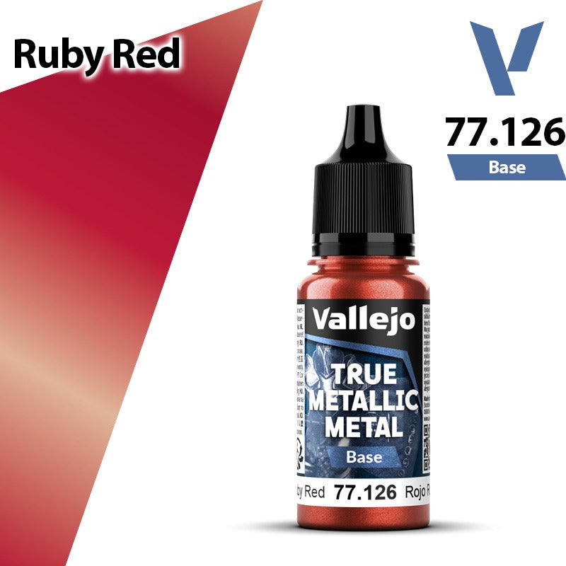 Vallejo TMM: Base - Ruby Red (77126)