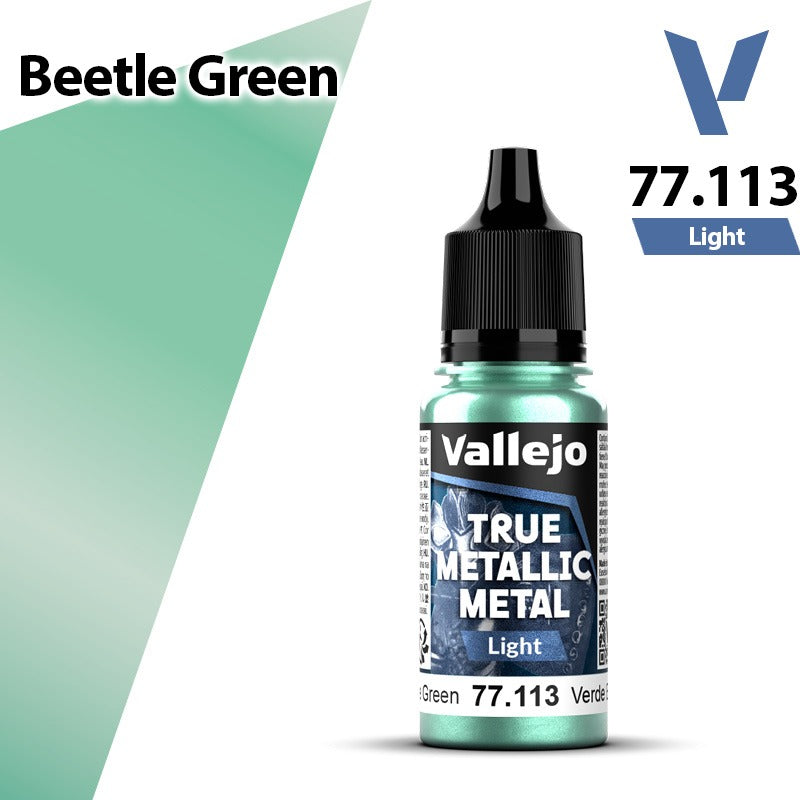 Vallejo TMM: Light - Beetle Green (77113)