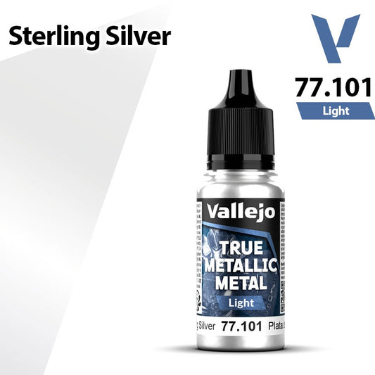 Vallejo TMM: Light - Sterling Silver (77101)