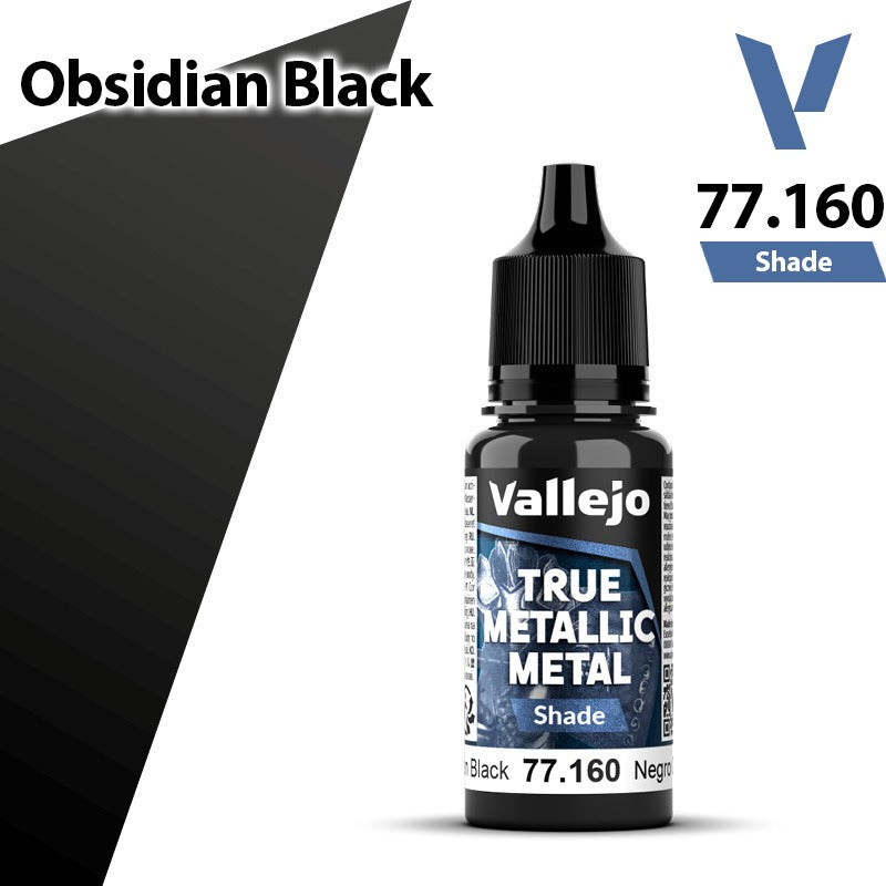 Vallejo TMM: Shade - Obsidian Black (77160)