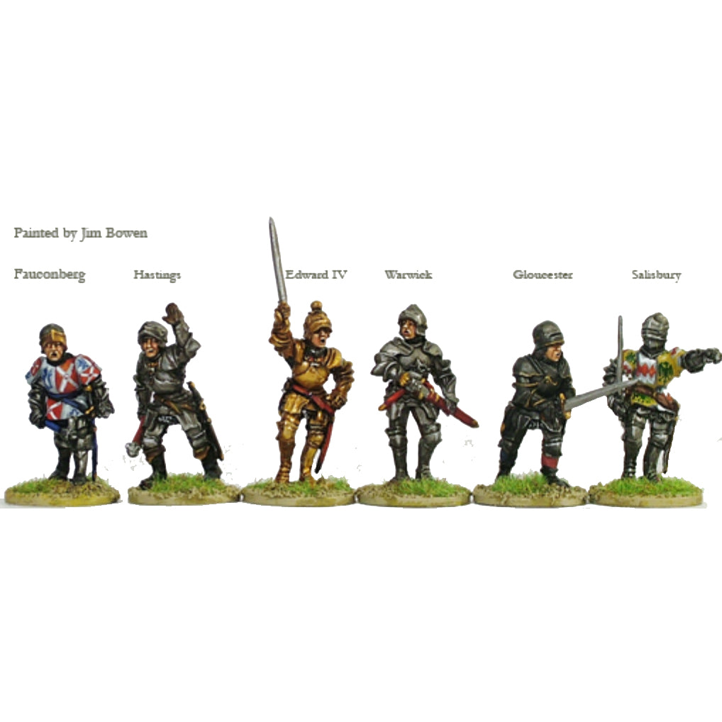 Yorkist command and Warwick on foot (Edward IV, Warwick, Fauconberg, Hastings, Gloucester and Salisbury) (WR13)