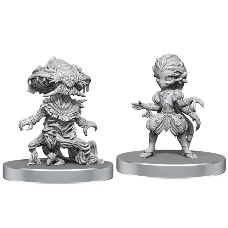 D&D Unpainted Minis: Fungus Leshy and Seaweed Leshy (90820)
