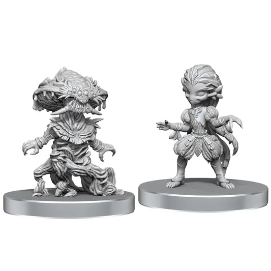 D&D Unpainted Minis: Fungus Leshy and Seaweed Leshy (90820)