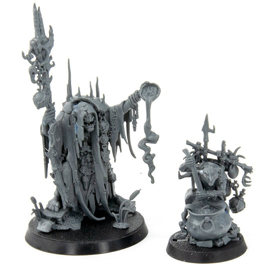 Orruk Warclans - Swampcalla Shaman with Pot-grot (DOM-09) - Used