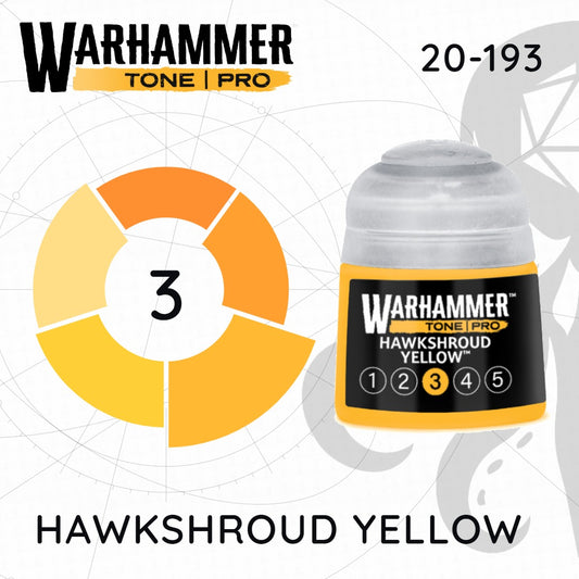 Warhammer Tone Pro - Hawkshroud Yellow 3 (20-193)