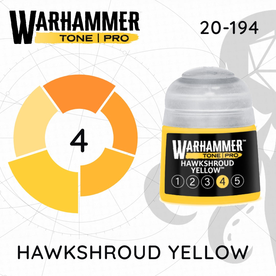 Warhammer Tone Pro - Hawkshroud Yellow 4 (20-194)