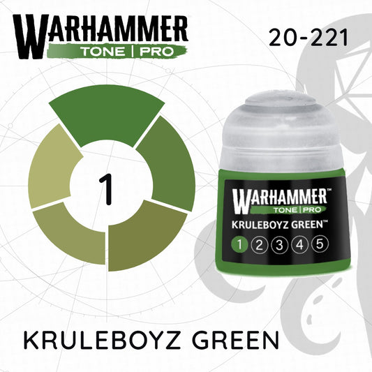 Warhammer Tone Pro - Kruleboyz Green 1 (20-221)
