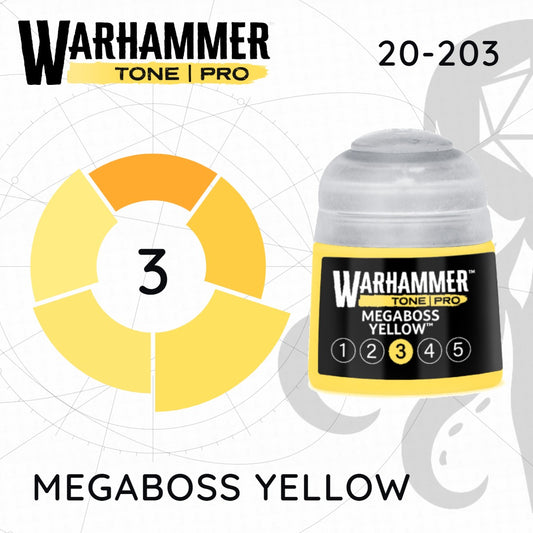 Warhammer Tone Pro - Megaboss Yellow 3 (20-203)