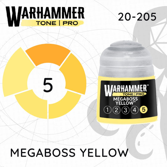 Warhammer Tone Pro - Megaboss Yellow 5 (20-205)