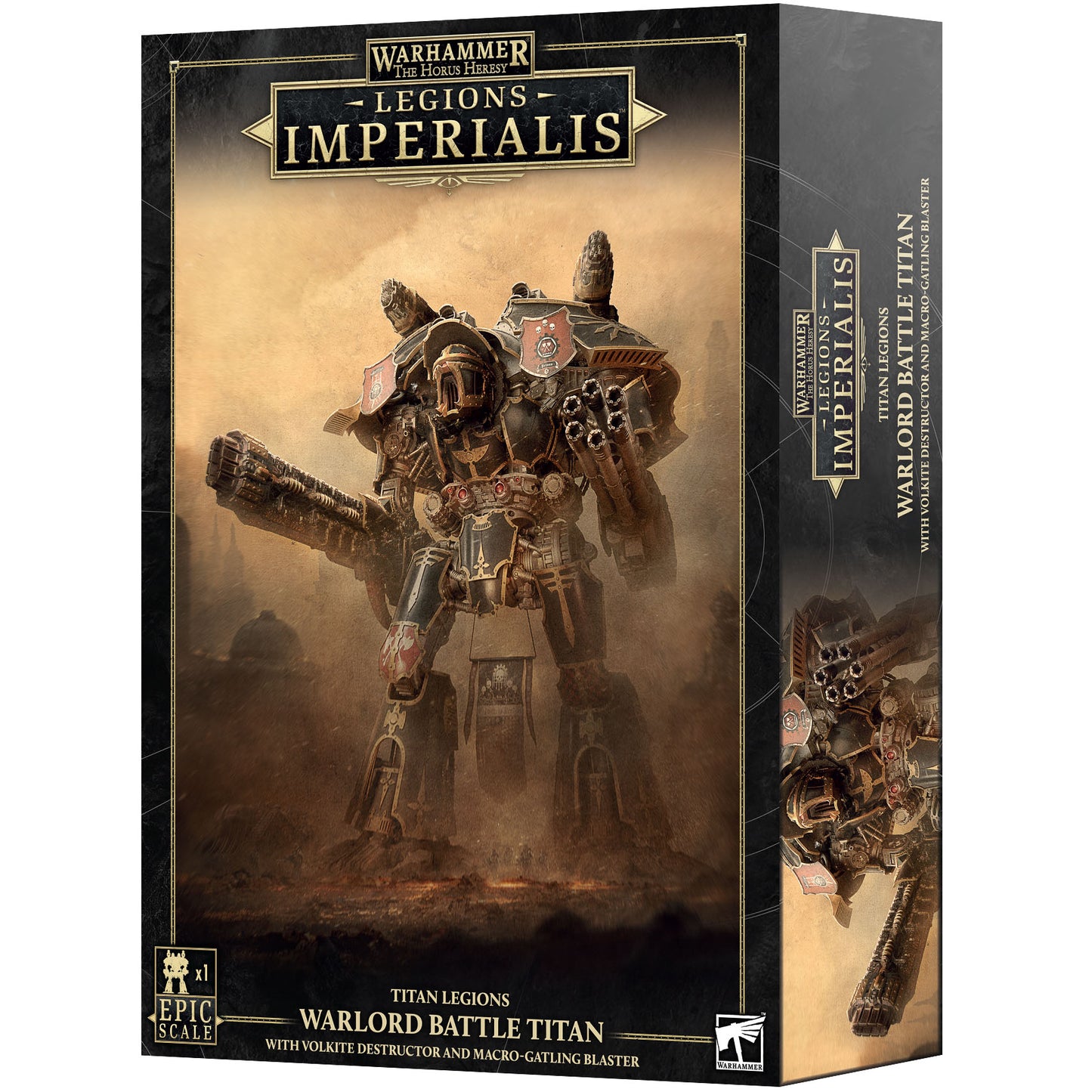 Titan Legions - Warlord Titan With Volkite Destructor & Macro-Gatling Blaster (03-109)