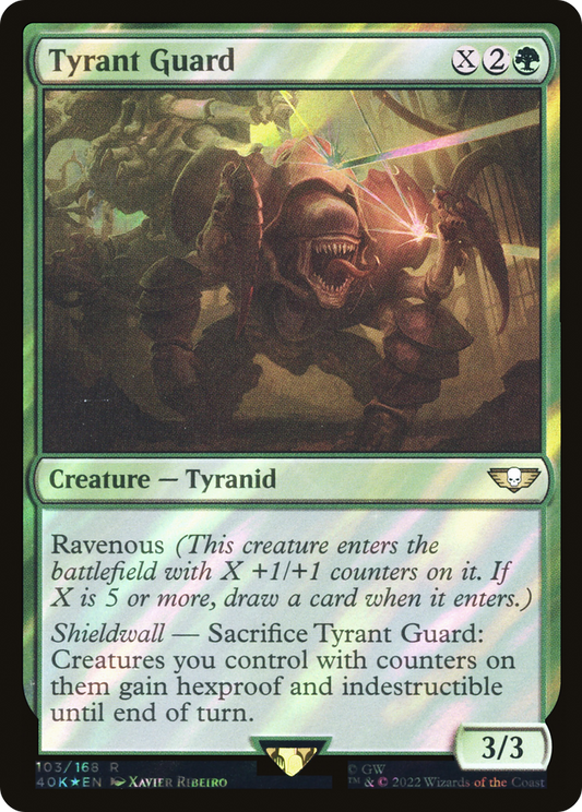 Tyrant Guard (Surge Foil) [Universes Beyond: Warhammer 40,000]