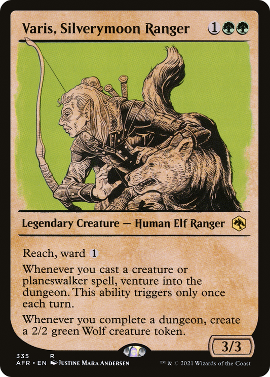 Varis, Silverymoon Ranger (AFR-335) - Adventures in the Forgotten Realms: (Showcase)