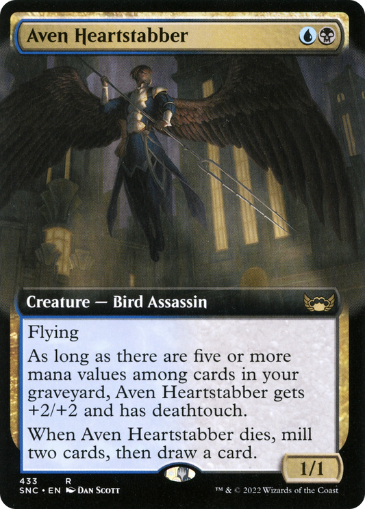 Aven Heartstabber (Extended Art) [Streets of New Capenna]