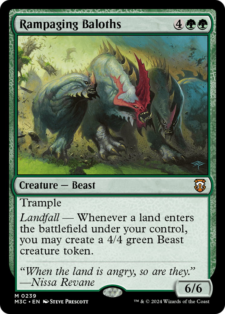 Rampaging Baloths (M3C-239) - Modern Horizons 3 Commander Foil