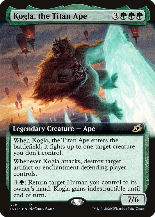 Kogla, the Titan Ape (IKO-328) - Ikoria: Lair of Behemoths: (Extended Art) Foil