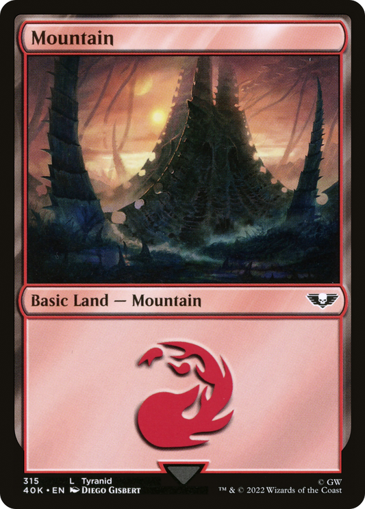 Mountain (315) [Universes Beyond: Warhammer 40,000]