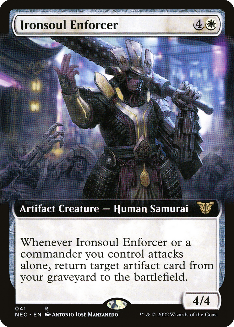 Ironsoul Enforcer (Extended) [Kamigawa: Neon Dynasty Commander]