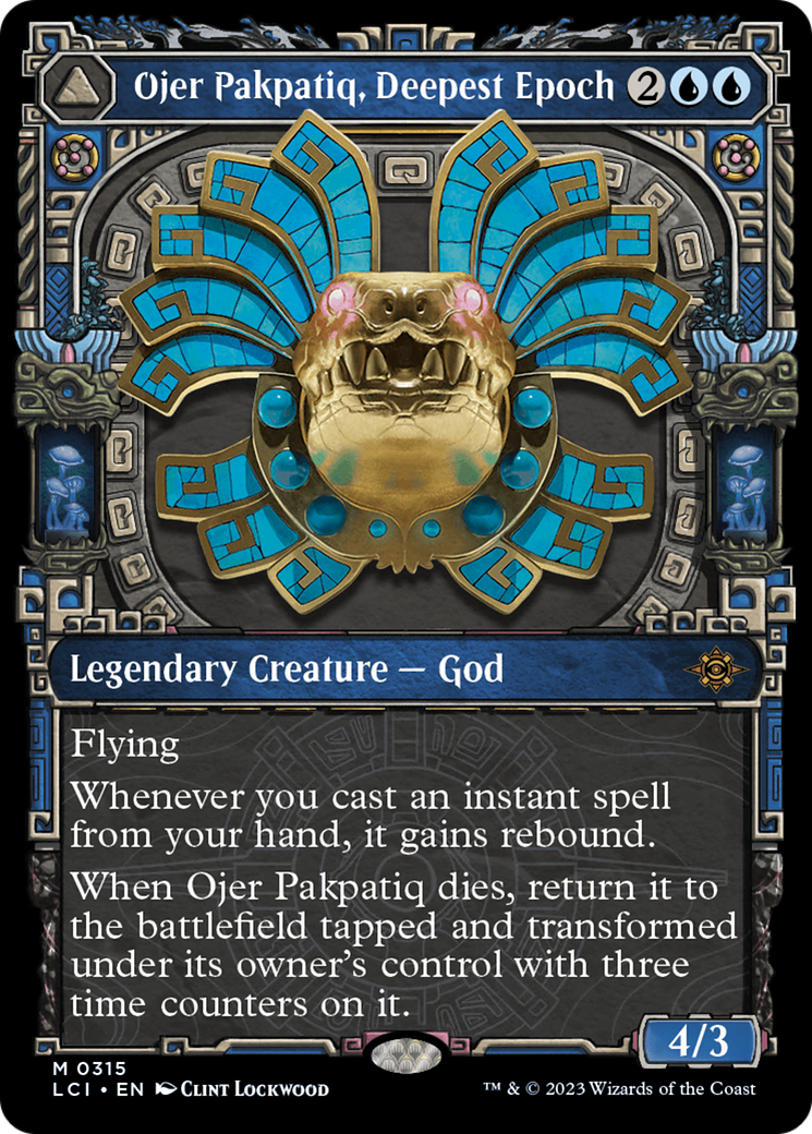 Ojer Pakpatiq, Deepest Epoch // Temple of Cyclical Time (LCI-315) - The Lost Caverns of Ixalan: (Showcase)