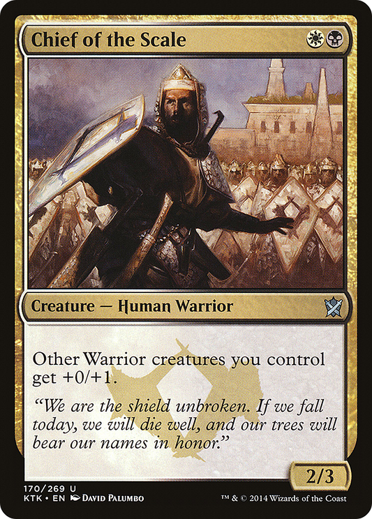 Chief of the Scale [Khans of Tarkir]