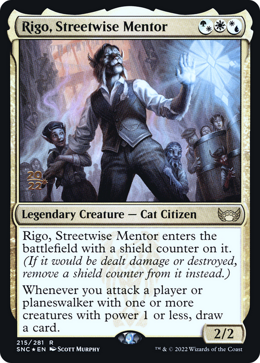 Rigo, Streetwise Mentor [Streets of New Capenna Prerelease Promos]