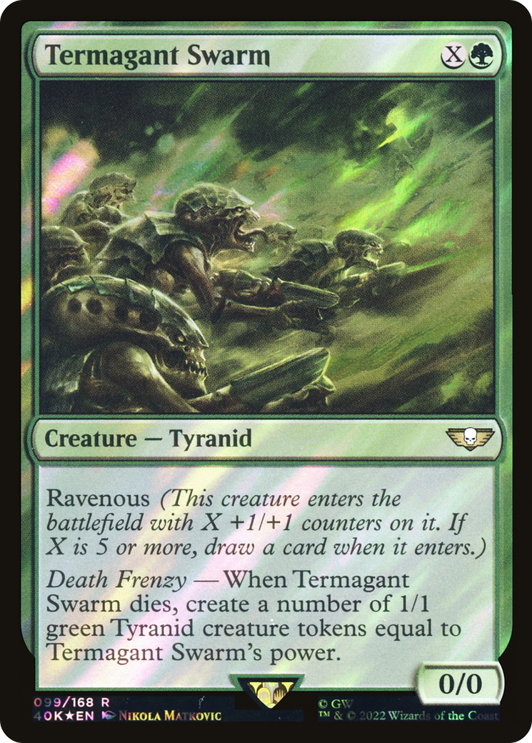 Termagant Swarm (Surge Foil) [Universes Beyond: Warhammer 40,000]