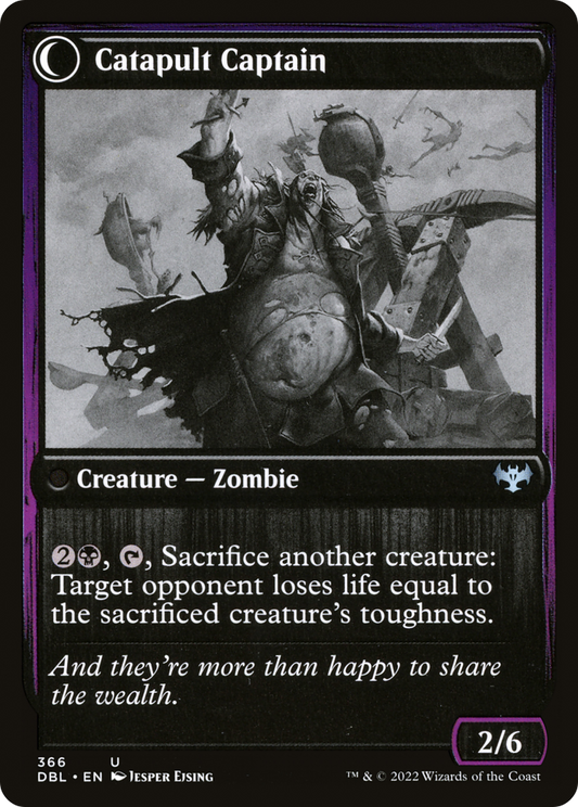Catapult Fodder // Catapult Captain (DBL-366) - Innistrad: Double Feature: (Double Faced Transform)