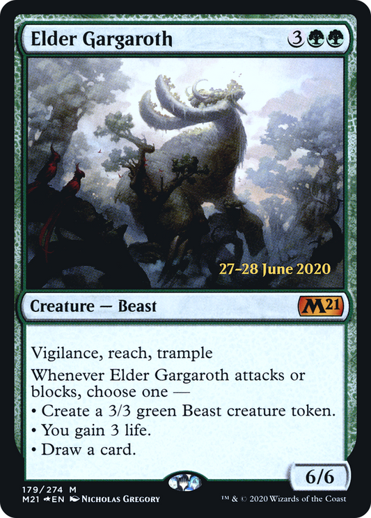 Elder Gargaroth  [Core Set 2021 Prerelease Promos]