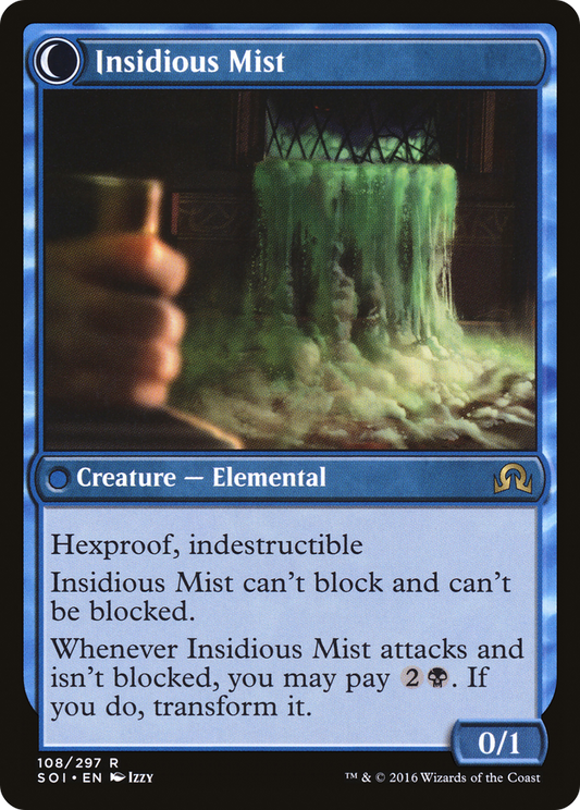 Elusive Tormentor // Insidious Mist (SOI-108) - Shadows over Innistrad: (Double Faced Transform)