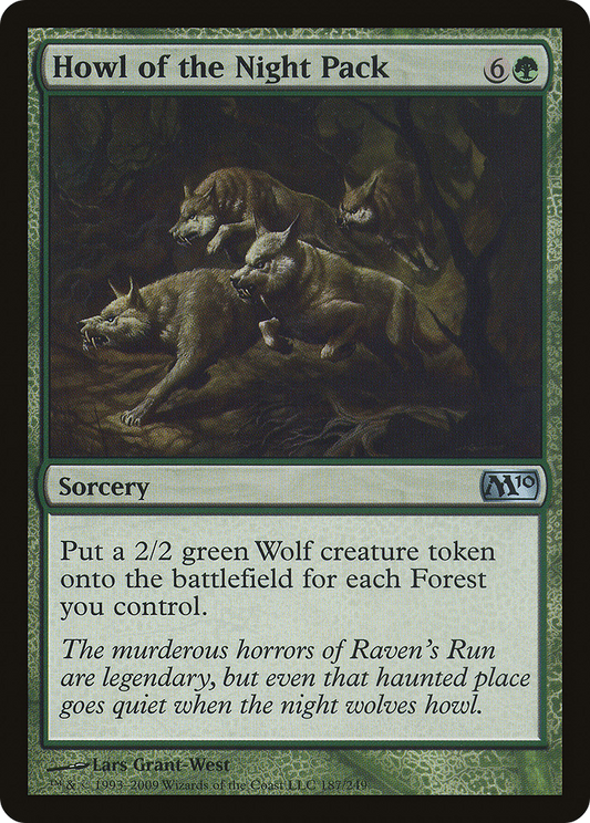 Howl of the Night Pack (M10-187) - Magic 2010 Foil