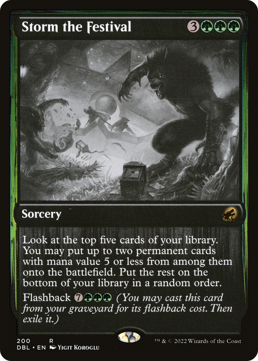 Storm the Festival (DBL-200) - Innistrad: Double Feature Foil