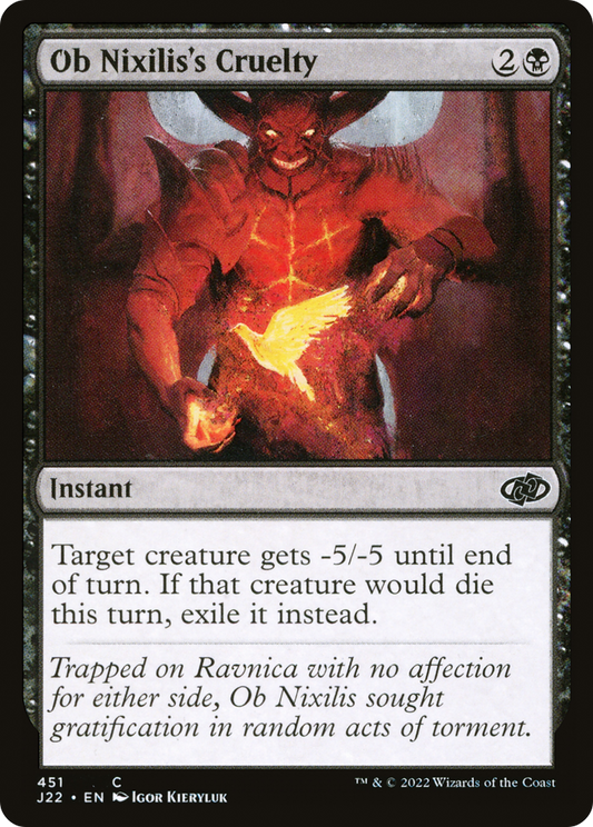 Ob Nixilis's Cruelty [Jumpstart 2022]