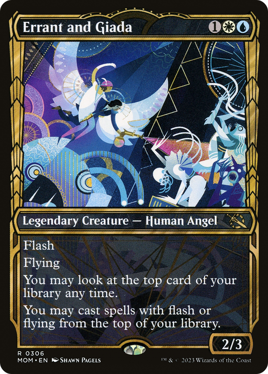 Errant and Giada (MOM-306) - March of the Machine: (Showcase) Foil